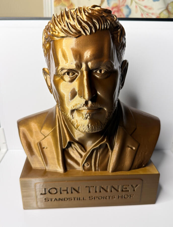 16" Tall Memorial Bust