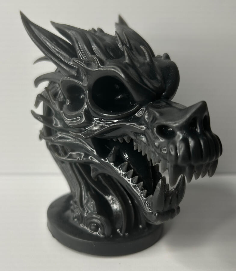 Skeletal Dragon Bust 1