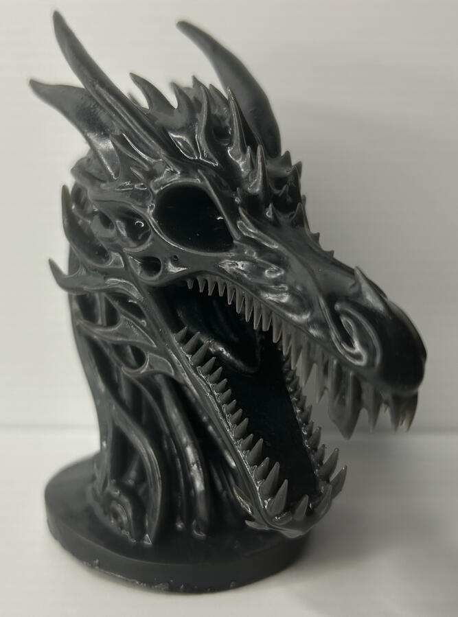 Skeletal Dragon Bust 2